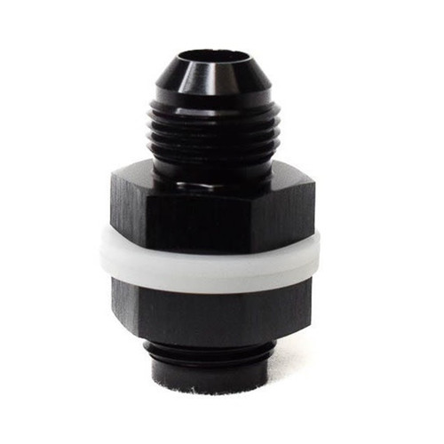 BTR 8AN Fuel Cell Bulkhead Fitting - Black - Brian Tooley Racing