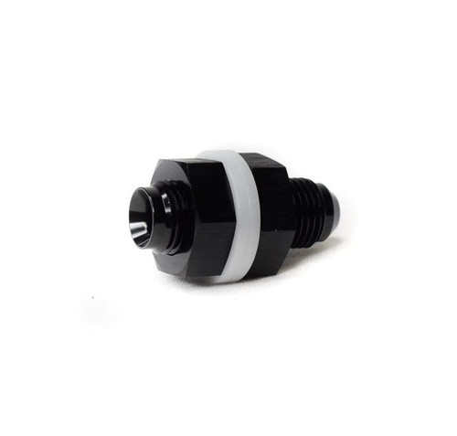 BTR 6AN Fuel Cell Bulkhead Fitting - Black - Brian Tooley Racing