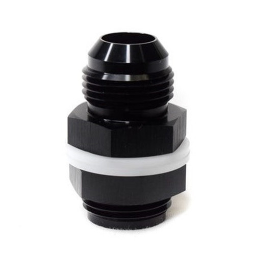 BTR 12AN Fuel Cell Bulkhead Fitting - Black - Brian Tooley Racing