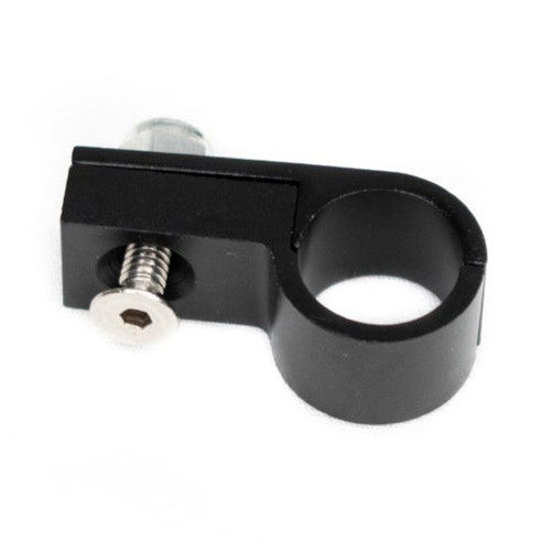 BTR 9/16" Billet Aluminum Hose P-Clamp Mount Bracket - Black - Brian Tooley Racing