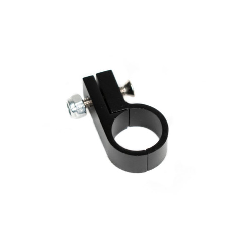 BTR 3/4" Billet Aluminum Hose P-Clamp Mount Bracket - Black - Brian Tooley Racing
