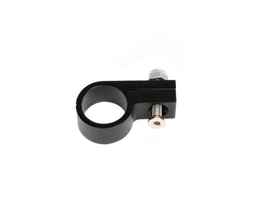 BTR 15/16" Billet Aluminum Hose P-Clamp Mount Bracket - Black - Brian Tooley Racing