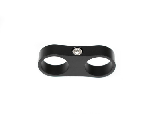 BTR 1-1/16" Billet Aluminum Hose Separator Clamp - Black - Brian Tooley Racing