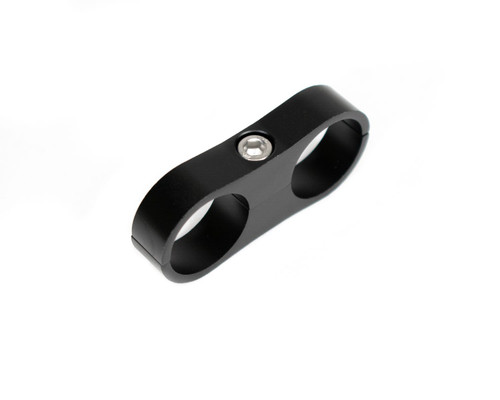 BTR 1-1/16" Billet Aluminum Hose Separator Clamp - Black - Brian Tooley Racing