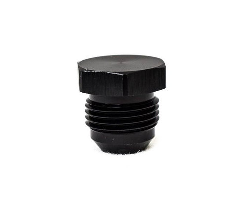 BTR 8AN Male Flare Plug Fitting | Black -8 Brian Tooley Racing