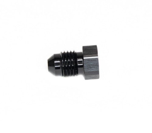 BTR 4AN Male Flare Plug Fitting | Black -4 Brian Tooley Racing