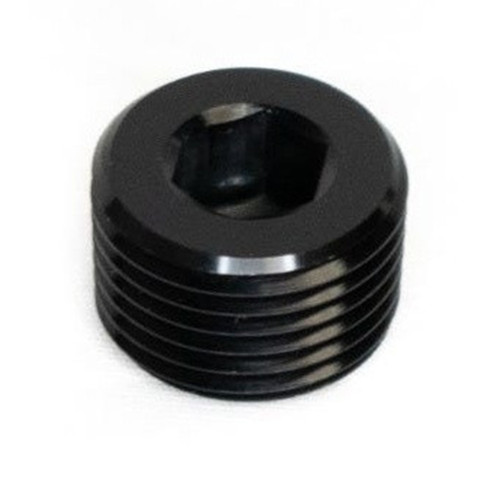 BTR 1/8" NPT Plug Fitting | Black 1/8 NPT Brian Tooley Racing Plug