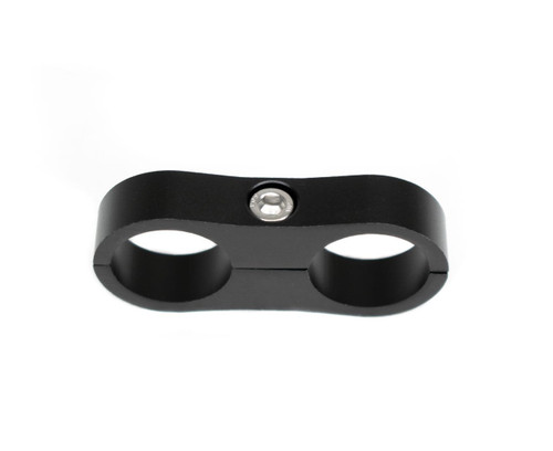 BTR 13/16" Billet Aluminum Hose Separator Clamp - Black - Brian Tooley Racing