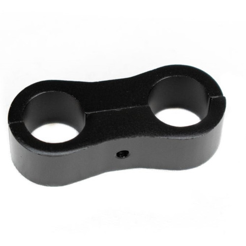 BTR 9/16" Billet Aluminum Hose Separator Clamp - Black - Brian Tooley Racing