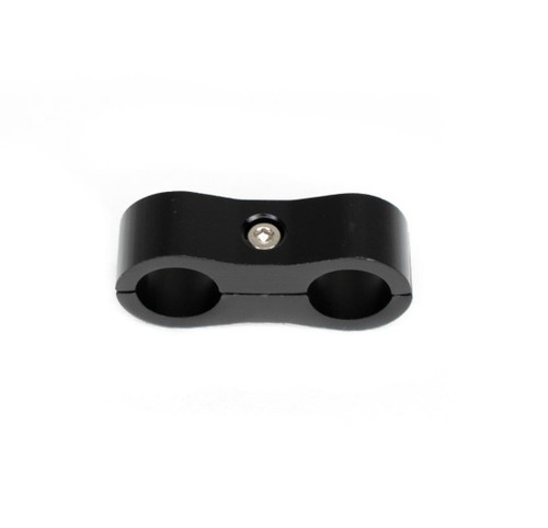 BTR 5/8" Billet Aluminum Hose Separator Clamp - Black - Brian Tooley Racing