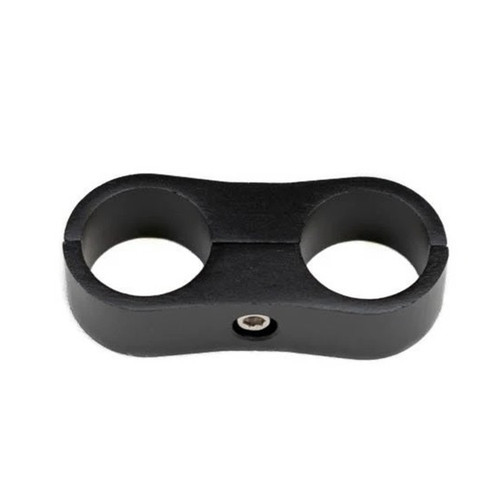 BTR 3/4" Billet Aluminum Hose Separator Clamp - Black - Brian Tooley Racing