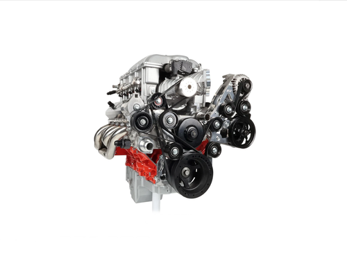 ICT Billet Hellcat Supercharger to LS Cathedral Port Cylinder Head Adapter Kit