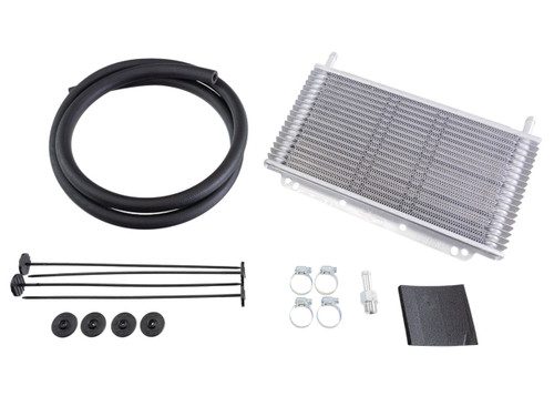 PWR C&R Transmission Fluid Cooler Kit 42-00002 | 3/8" Barb Fittings | 11 x 6 x 3/4" Oil Cooler