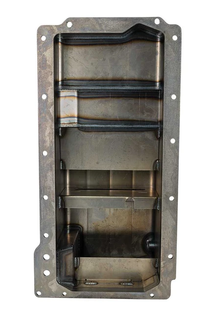 Moroso 20139 GM LS Rear Sump Oil Pan 7 Quart 1993-2002 Camaro Firebird LS Swap with Spin-On Oil Filter Adapter