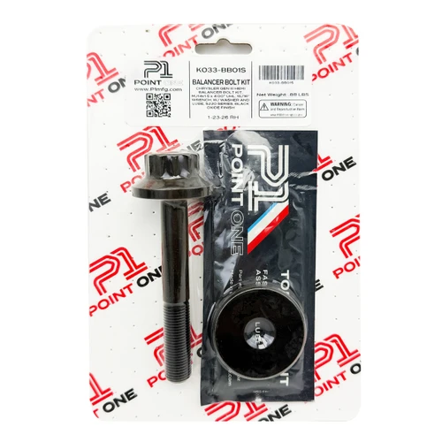 Point One P1 K033-BB01S Harmonic Balancer Bolt Kit Chrysler Gen III HEMI 5.7L 6.1L 6.4L