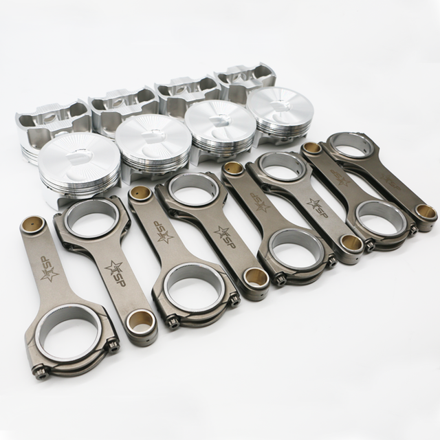 Texas Speed L8T 6.6L Dropin Piston & Rod Set, JE Flat Top
