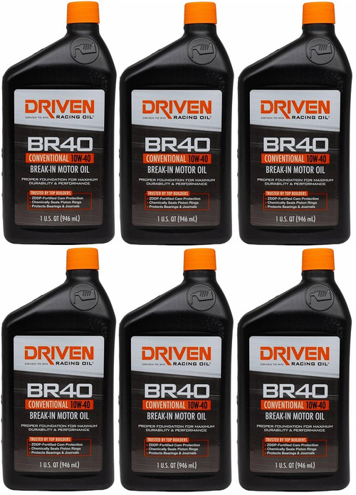 Driven BR40 10W-40 Break In Oil with Zinc 03706 - Gen III