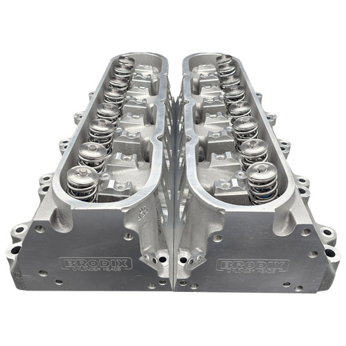 Mangum Racing LS7 Brodix 273cc CNC Cylinder Heads | 6-Bolt | 70cc