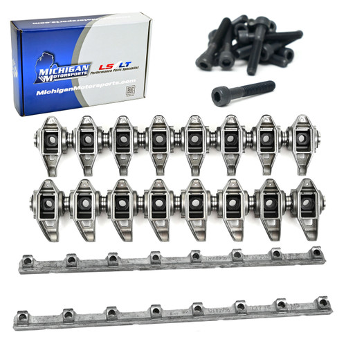 LS3 Rocker Arms and Stands - With Trunion Kit Installed L99 L76 L92
