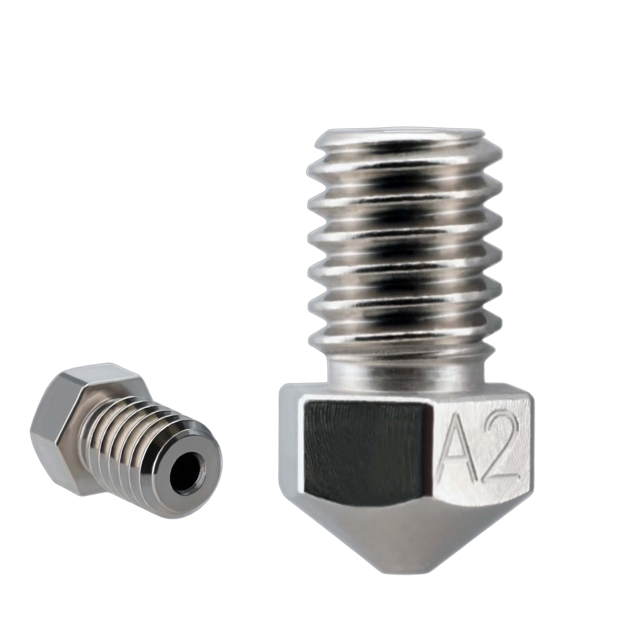 Micro Swiss A2 hardened tool steel RepRap M6 nozzle for 1.75mm filament