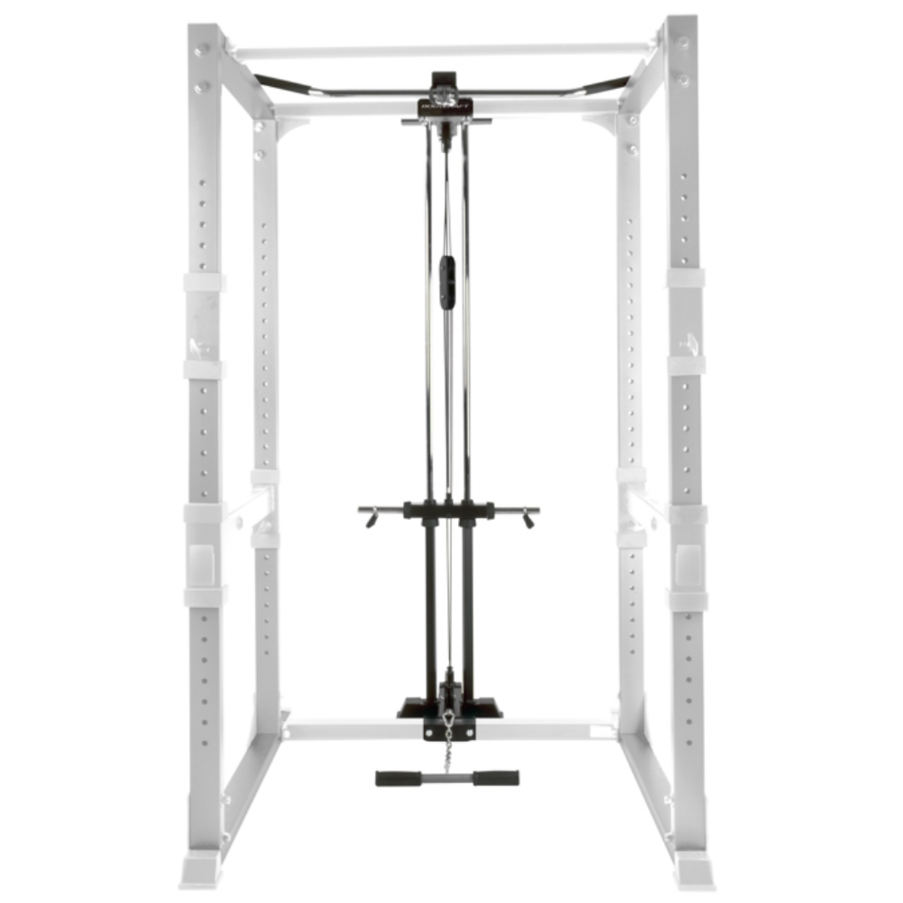Lat pulldown and low row attachment clearance