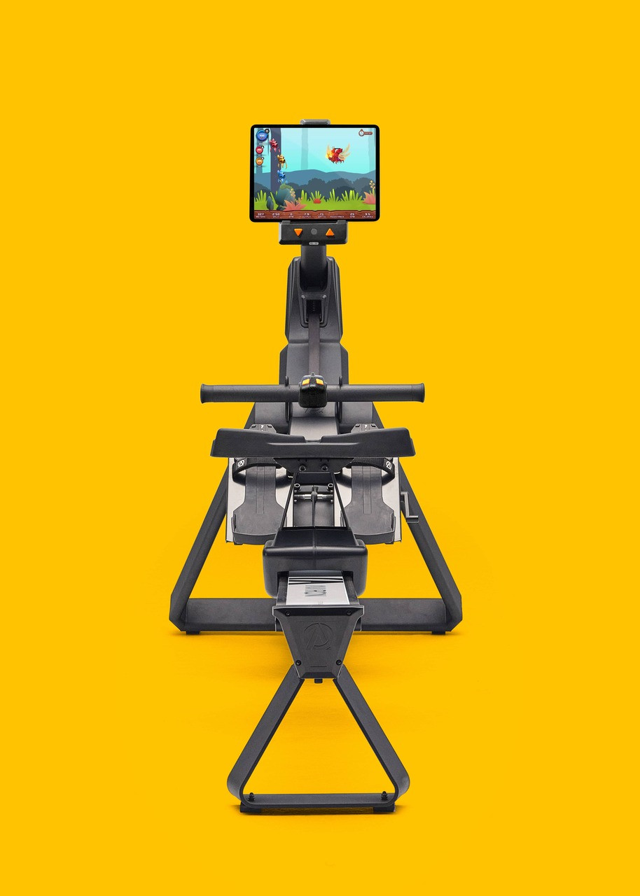 Aviron Strong Go Rower iPad-Compatible Fitness Machine