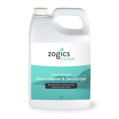 Zogics Enzyme Enriched Floor Cleaner & Deodorizer, 1 Gallon (4 units/case)