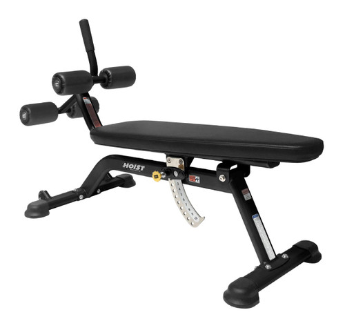 Hoist Adjustable Ab Bench with 10-position angle adjustment