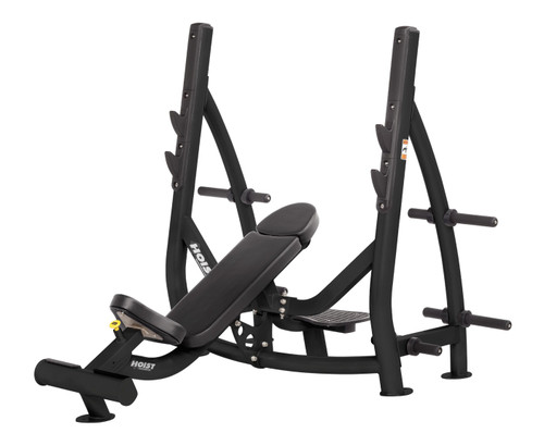 Hoist Incline Olympic Bench with Storage - Matte Black