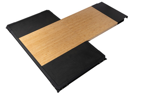 Hoist 4' Sound Dampening Wood Platform - Matte Black