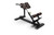 Intenza SBR-04 Back Extension Bench strength equipment with vinyl-covered leg pads