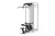Intenza CMS-T4-LP Lat Pull Down strength equipment with mounts onto any intenza 4-way tower
