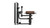 Intenza DL-01 Biceps Curl strength equipment in brown upholstery, front view