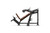 Intenza ZL-01 Incline Chest Press plate loaded strength equipment in brown upholstery, side view