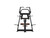 Intenza ZL-03 Lat Front Pulldown plate loaded strength equipment in brown upholstery, front view