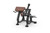 Intenza ZL-05 Biceps Curl plate loaded strength equipment in brown upholstery