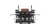 Intenza ZL-07 Glute plate loaded strength equipment in brown upholstery, front view