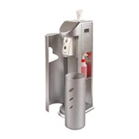 Zogics Cleaning Station Wipes Dispenser and Gel Hand Sanitizing Station