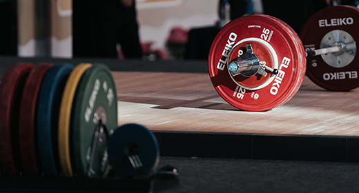 Eleiko competition bumper plates and training plates