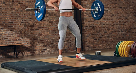 Eleiko SVR Deadlift Platform for deadlift and pulling areas