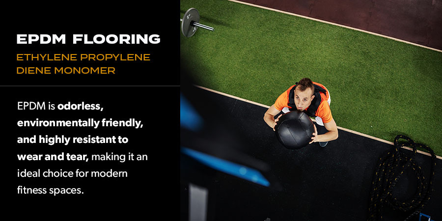 Eco-friendly Rubber Flooring Gym