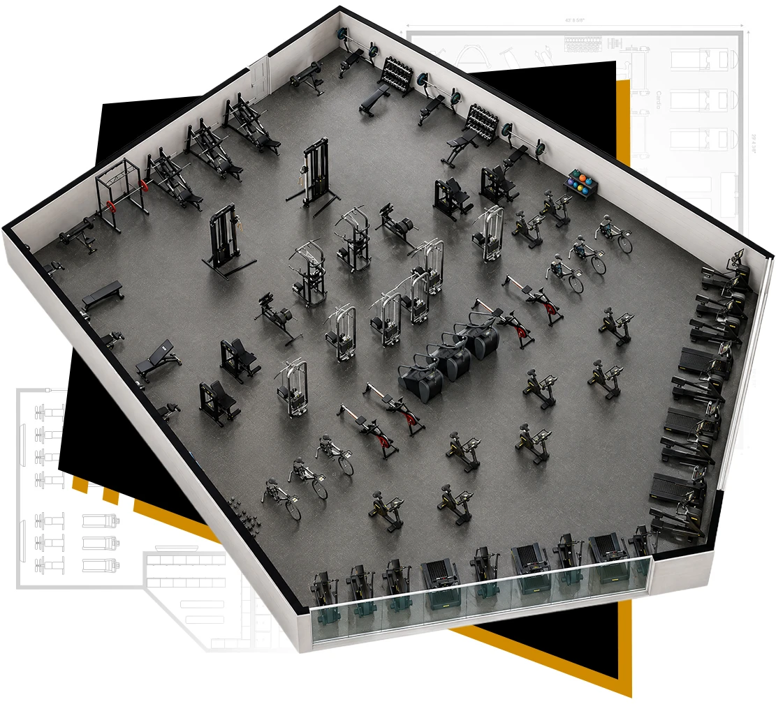 Pre-built gym packages