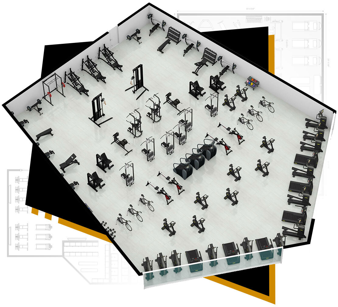 Pre-built gym packages