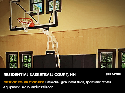 Residential Basketball Court Client Showcase