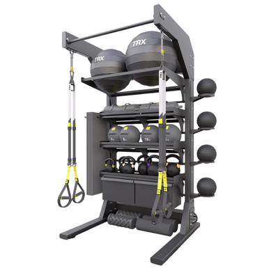 TRX Loaded Single Bay Bundle | Storage + Strength in One Station