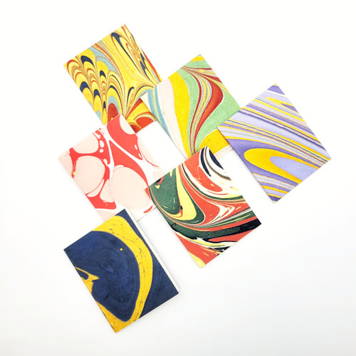 Fair trade marble mini note card from India