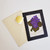 Fair trade wholesale batik violet note card from Nepal