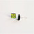 Fair trade wholesale lemon lime dichroic glass stud post earrings from Chile