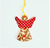 Fair trade recycled sari kantha angel ornament from Bangladesh