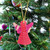 Fair trade recycled sari kantha angel ornament from Bangladesh